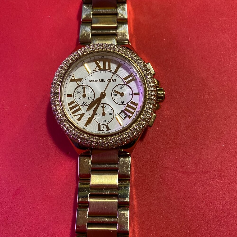 Michael Kors Women's Quartz Chronograph Watch, - Picture 5 of 5